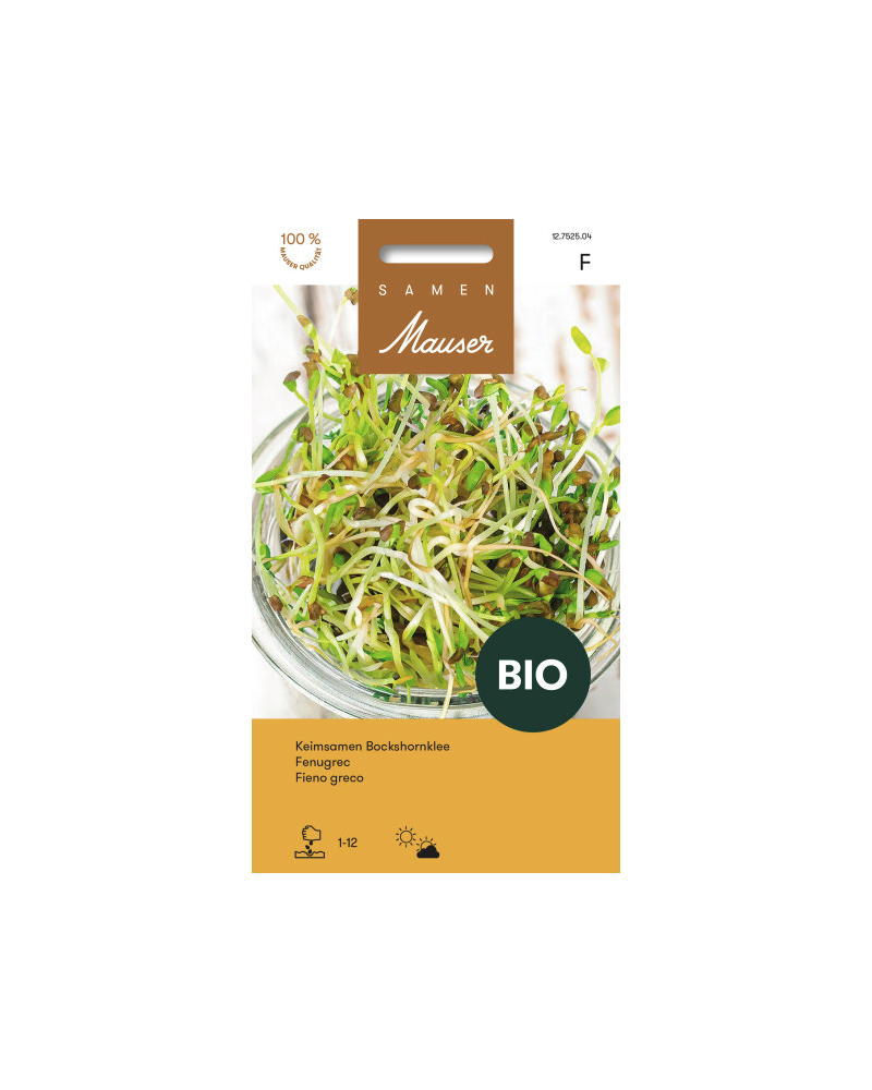 Bio-Keimlinge Bockshornklee Keimsamen