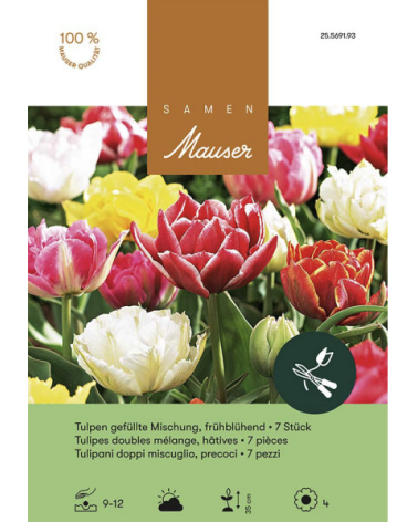 Mischung, Frühe, gefüllte Tulpen Zwiebeln